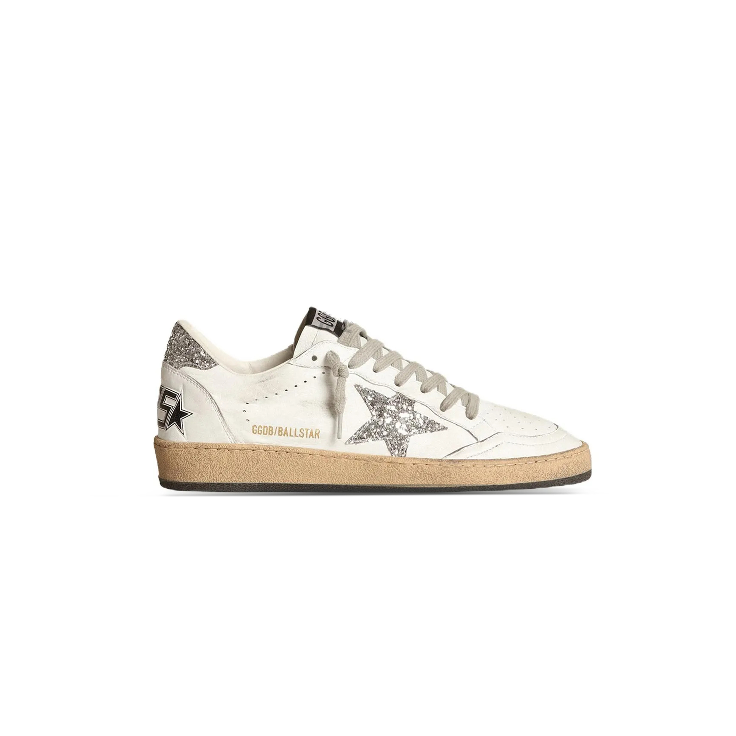 g01den G003e women''s s*per-star ltd with silver star and silver glitter heel tab gwf00117